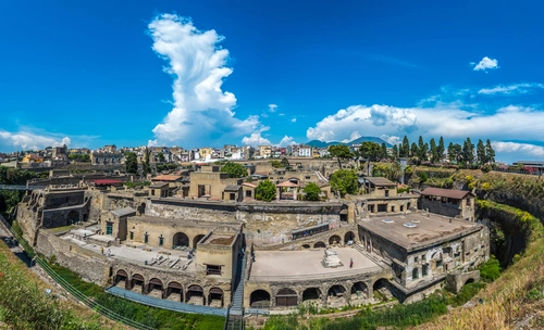 herculaneum aerial view