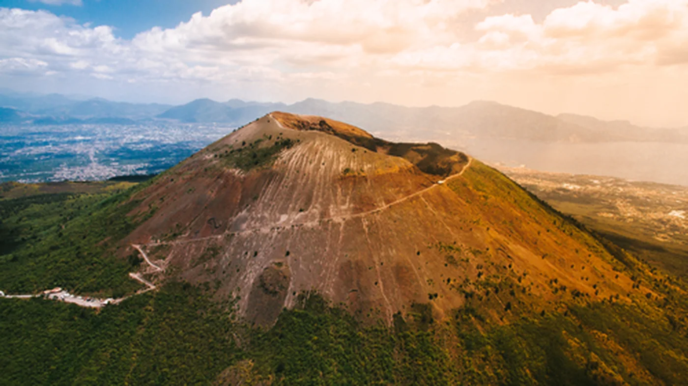 vesuvius aerial view