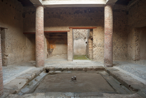 Inside a pompeii house
