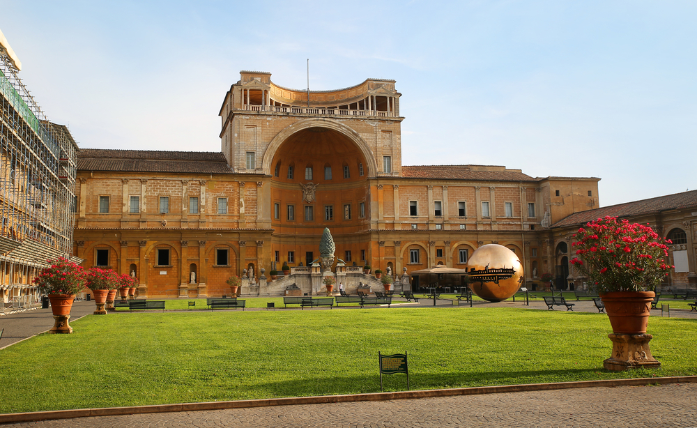 vatican courtyard, rome