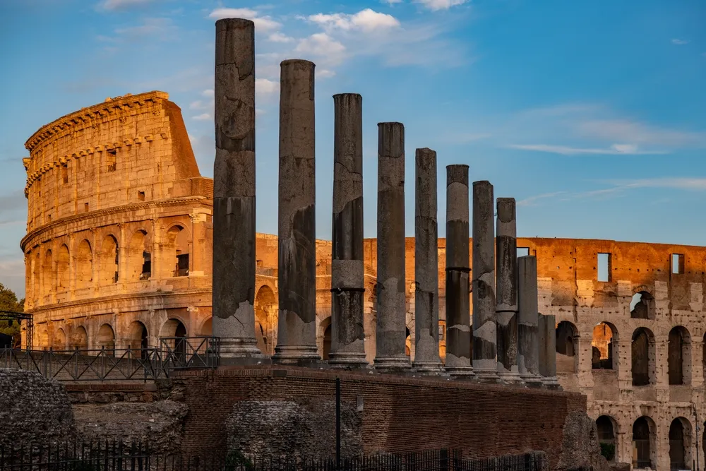 colsoseum and temple of venus and rome